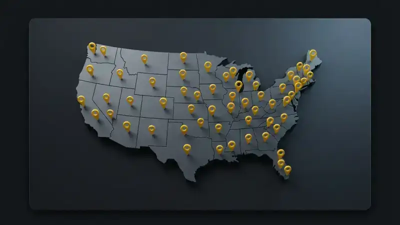 Corbitt Public Adjusting nationwide coverage map across all 50 states